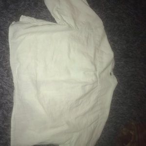 MINT GREEN can’t tell, cropped button up worn once